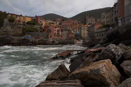 strong seaの写真素材