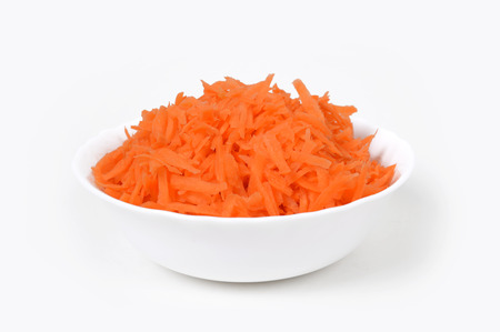 Grated carrotsの写真素材
