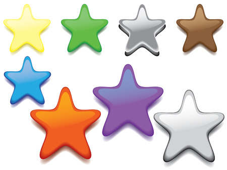 glass buttonsのイラスト素材