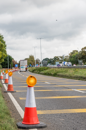 UK Motorway Services Road Sign.の写真素材