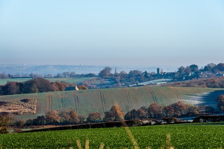 Countryside Landscape View in United Kingdom.の写真素材
