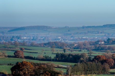 Countryside Landscape View in United Kingdom.の写真素材