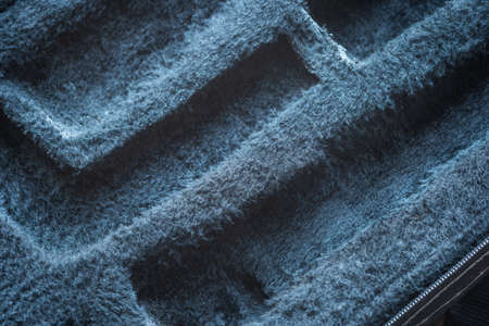 empty clarinet musical instrument storage case closeupの写真素材