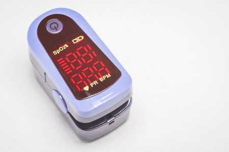Pulse oximeter device isolated in England UK