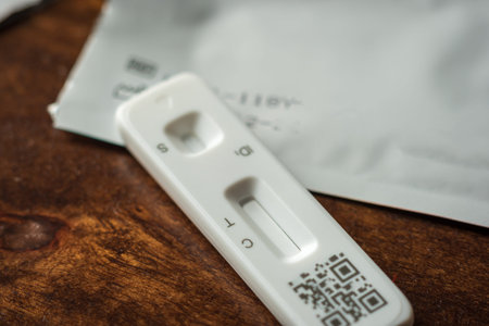 Covid 19 SARS CoV 2 antigen test kit for self testing in England UK