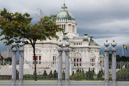 Chitralada Palace Chitralada Royal Villa in Bangkok, Thailandのeditorial素材