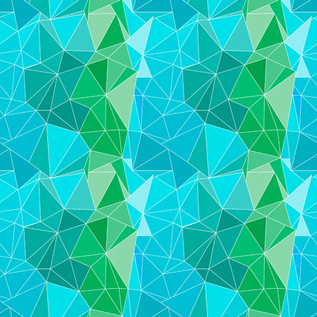 Seamless vector pattern. Abstract background with colorful triangles.のイラスト素材