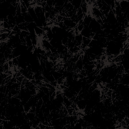 Seamless vector texture. Grunge black background with attrition, cracks and ambrosia. Old style vintage design. Graphic illustration.のイラスト素材