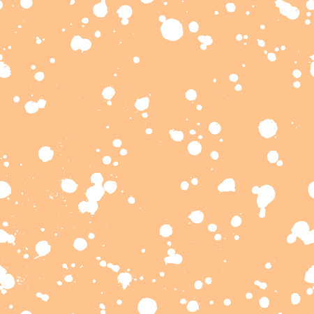 Vector seamless pattern with watercolor ink blots and brush strokes. Coral creative artistic background Series of Drawn Creative Seamless Patterns and vector  Blots, Brush, Strokes.のイラスト素材