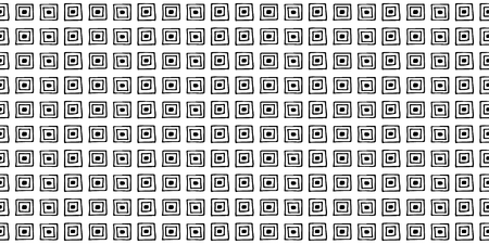 Seamless vector pattern. Black and white geometrical background with hand drawn little decorative elements.Simple design. Graphic vector illustration. Template for wrapping, background, wallpaper, coverのイラスト素材