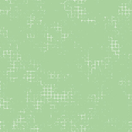 Seamless vector texture. Green Grunge background with attrition, cracks and ambrosia. Old style vintage design. Graphic illustration.のイラスト素材
