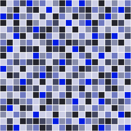 Seamless vector pattern with squares. Simple checkered graphic design. drawn background with little decorative elements. Print for wrapping, web backgrounds, fabric, decor, surfaceのイラスト素材