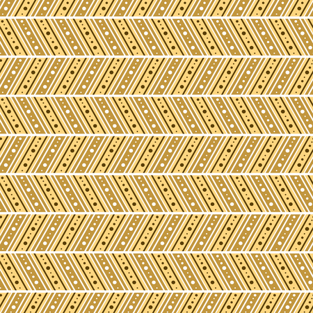 Seamless vector decorative hand drawn pattern. ethnic endless background with ornamental decorative elements with traditional etnic motives, tribal geometric figures. Print for wrapping, backgroundのイラスト素材