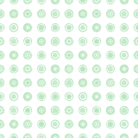 Seamless vector geometrical pattern with circles pastel endless background with hand drawn textured geometric figures. Graphic illustration, print for wrapping, background, cover, surfaceのイラスト素材