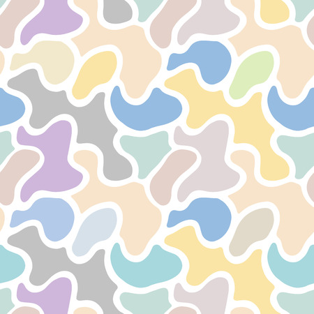 Seamless vector black and white hand drawn pattern. Abstract infinite backdrop. Graphic colorless illustration. Print for fabric, background, wallpaper, packeging, wrappingのイラスト素材