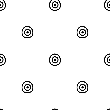 Seamless vector geometrical pattern with hand drawn decorative elements. Graphic design, drawing illustration. Print for fabric, textil, wallpaper, wrapping, packaging. Doddle style,のイラスト素材