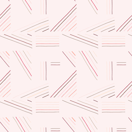 Seamless vector pattern, lined blue pastel asymmetric geometric background with lines, dots. Print for decor, wallpaper, packaging, wrapping, fabric. Triangular graphic abstract designのイラスト素材