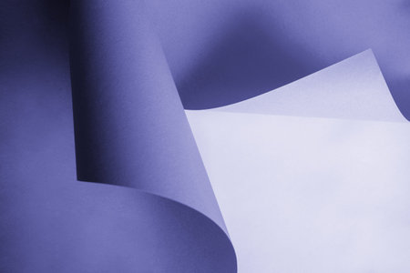 Abstraction of a design purple wallpaper . Minimalist violet empty space on monochrome paper.