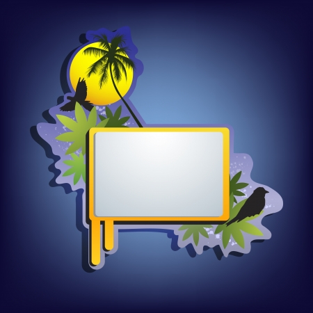 Summer bannerのイラスト素材