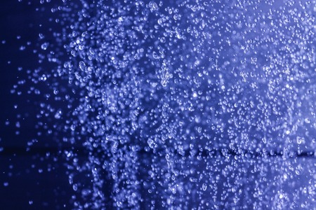 water droplets frozen in flightの写真素材