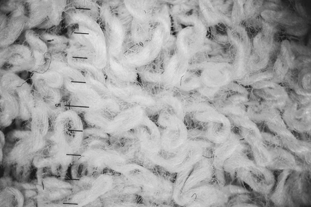 Enlarged image of a cloth fabric. fabric texture concept for background or wallpaperの写真素材