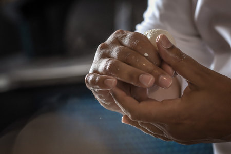 The process of creating fresh mozzarella cheese