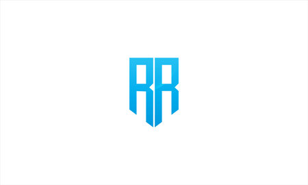 RR logo, Letter RR, Letter RR monogram logo design RR vector logo designのイラスト素材