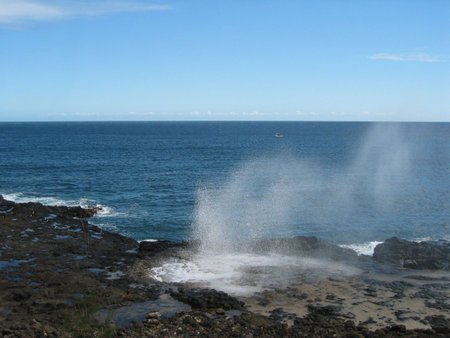 Blow hole on Kauai