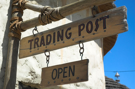 Generic trading store open sign