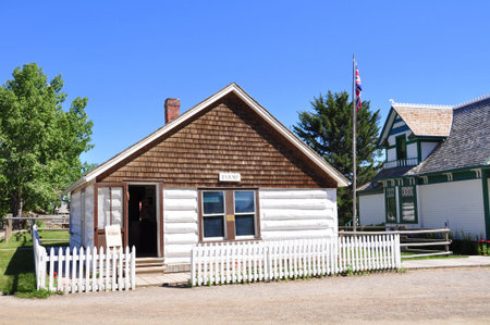 Heritage Park Historical Village, Calgary, Canada.のeditorial素材