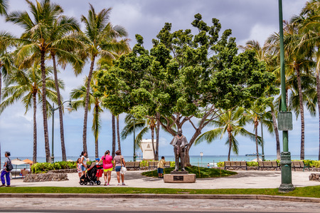 Waikiki Beach during the dayのeditorial素材