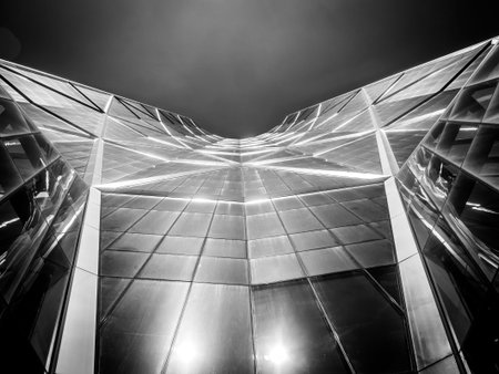 Detail of modern building のeditorial素材