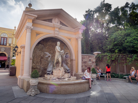 Italian pavilion at the World Showcase at Epcot Center, Disney World.のeditorial素材