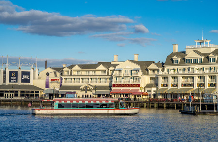 Boardwalk Hotel at Disney World - Epcot Center.のeditorial素材
