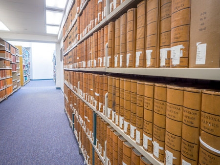 Law Library - Old Law Booksのeditorial素材