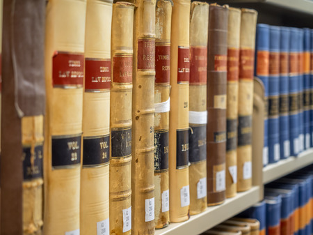 Law Library - Old Law Booksのeditorial素材