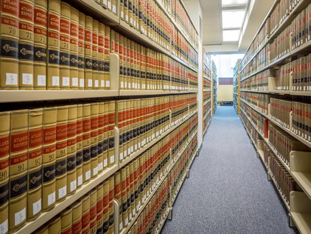 Law Library - Old Law Booksのeditorial素材