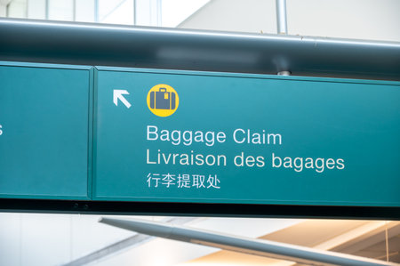 Vancouver, British Columbia - July 31, 2022: Scenes inside the departure area of Vancouver's international airport.のeditorial素材