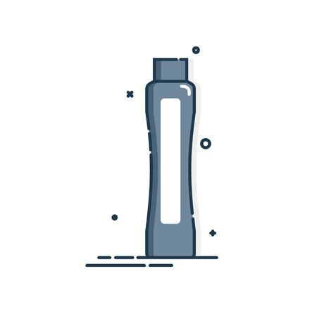 Cosmetic container. Body care hygiene. Blank package bottle. Plastic cosmetic jar product. Beauty product package. Body lotion drop. Oil, lotion, shampoo. Treatment mockup design. Outline object.
のイラスト素材