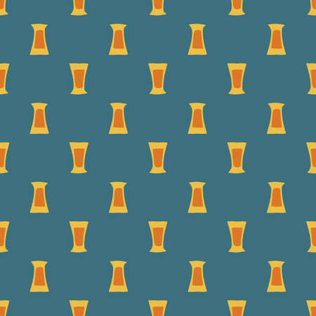 Tequila glass seamless pattern, great design for any purpose. Doodle style. hand drawn image. color repeat template. party drinks concept. freehand drawing. Cartoon sketch graphic design.のイラスト素材