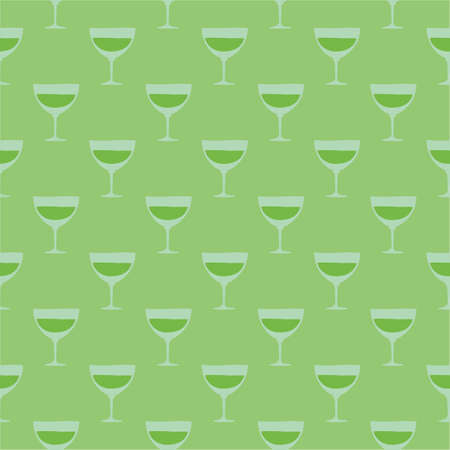 Vermouth glass seamless pattern, great design for any purpose. Doodle style. hand drawn image. color repeat template. party drinks concept. freehand drawing. Cartoon sketch graphic design.のイラスト素材