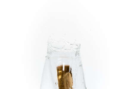 Pure, clean and fresh water for good health and vitality, good life styleの写真素材