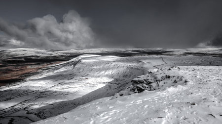 Ingleborough in Winter, Yorkshire Dales