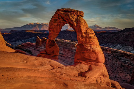 Sunset at Delicate Arch, Utah