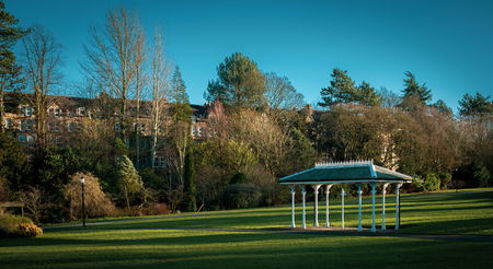 Ornate shelter in the Valley Gardens, Harrogate