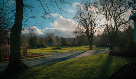 The Valley Gardens, Harrogate, North Yorkshireの写真素材