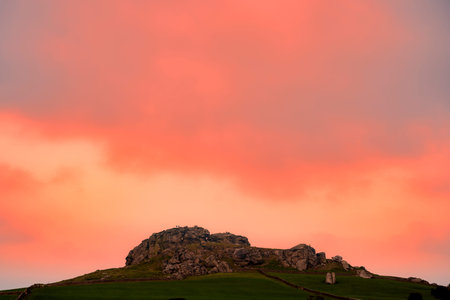 Almscliffe Crag in Wharfedale, North Yorkshire