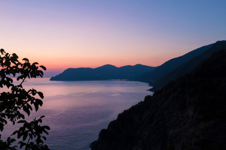 Nice evening sunset in Europe