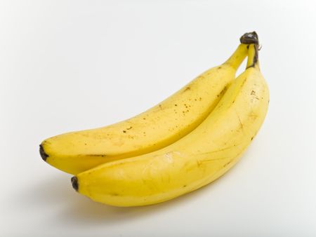 Bananas on whiteの写真素材