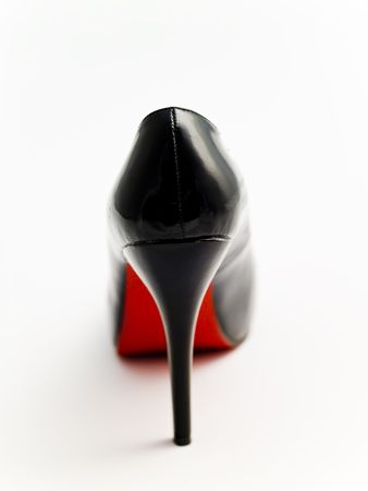 High heel with red bottomの写真素材